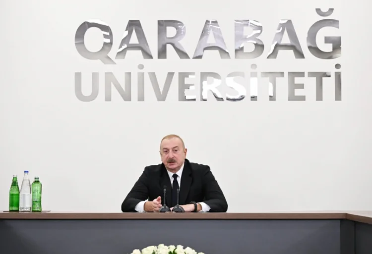 İlham Əliyev Qarabağ Universitetinin açılışında YENİLƏNİB