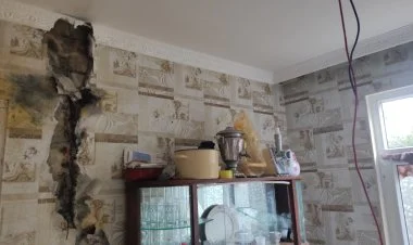 Bərdədə evə ildırım düşüb