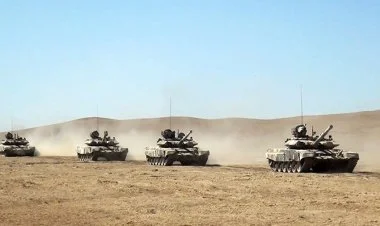 ”Ən yaxşı tank bölüyü” adı uğrunda yarış keçirilib VİDEO