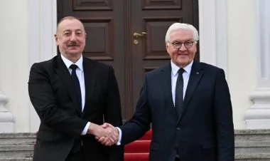 İlham Əliyev almaniyalı həmkarını təbrik edib
