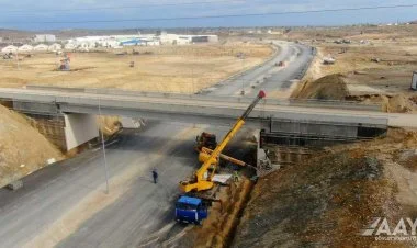 Böyükşor-Pirşağı yolunun tikintisi 75 % yerinə yetirilib