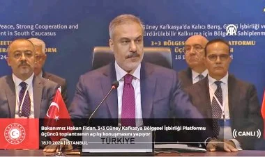 3+3 platformasında Türkiyə XİN rəhbərinin giriş sözü VİDEO