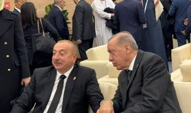 Kazanda İlham Əliyevlə R.T. Ərdoğanın səmimi görüşü