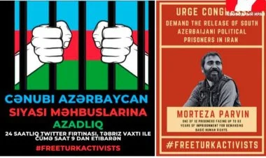 Cənubi Azərbaycanda azadlıqdan məhrum edilən fəallara dəstək