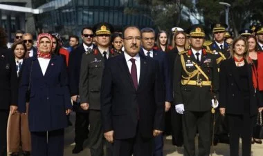 Şəhidlər Xiyabanında Türkiyənin 101-ci ildönümü qeyd edildi