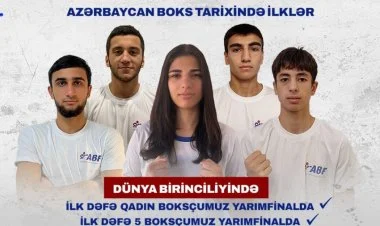 Boksçu gənclərimiz tarixi uğura imza atıb