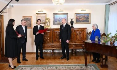 İlham Əliyev Qırğızıstanda səfərdədir YENİLƏNİR / FOTO