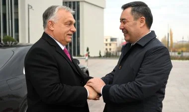 Viktor Orban TDT-nin iclasında iştirak üçün Bişkekə gəlib