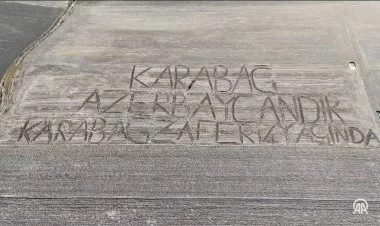 Türkiyəli fermer Zəfər Gününü özünəməxsus qeyd edib