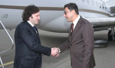 Gürcüstanın Baş naziri Azərbaycana səfərə gəlib