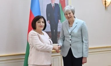 Sahibə Qafarova Britaniyanın eks Baş naziri ilə görüşüb