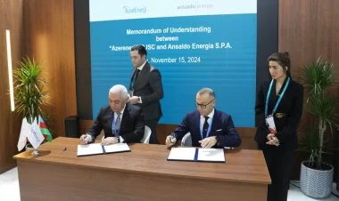 “AzərEnerji” ilə İtaliya şirkəti memorandum imzaladı