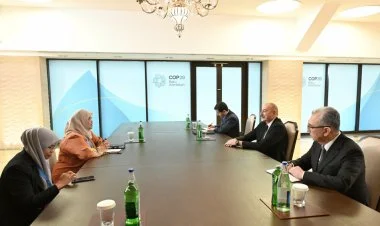 İlham Əliyev COP29-a gələn ali qonaqlarla görüşür YENİLƏNİR