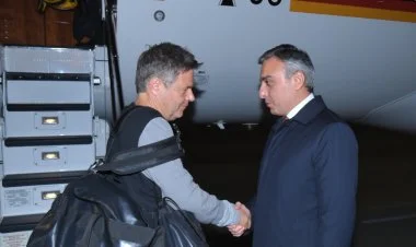 Almaniyanın vitse-kansleri Azərbaycana səfərə gəlib