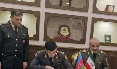 Azərbaycan-İran hərbi əməkdaşlığına dair protokol imzalanıb