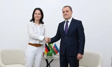 Ceyhun Bayramov COP29-da Annalena Berbok ilə görüşüb FOTO