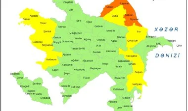 Küləklə bağlı sarı və narıncı xəbərdarlıq verildi