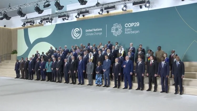 COP29 zirvə görüşünün iştirakçıları ailə şəkli çəkdirdilər