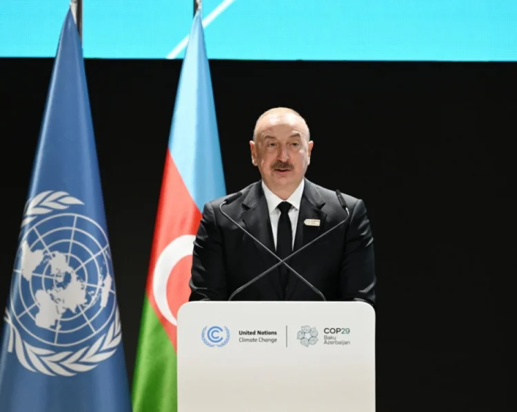 İlham Əliyev COP29 çərçivəsində keçirilən SİDS Sammitində