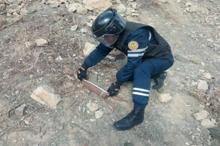 Ordubadda top mərmisi tapılıb