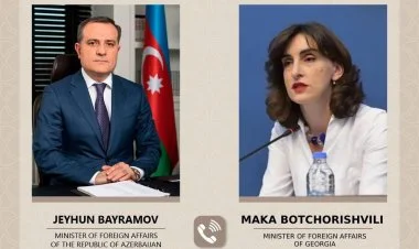 Ceyhun Bayramov Gürcüstanın yeni XİN rəhbəri ilə danışıb