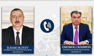 Emoməli Rəhmon İlham Əliyevə zəng edib