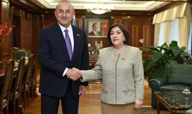 Spiker Çavuşoğlu ilə görüşüb
