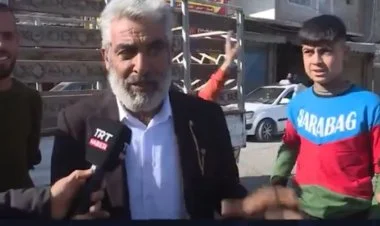 Mənbic şəhərində Azərbaycan bayrağı, Qarabağ yazısı görünüb