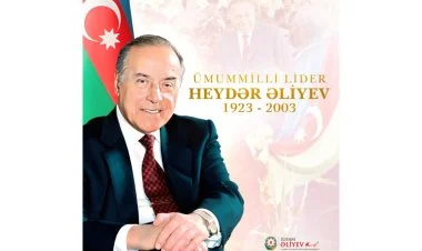 İlham Əliyev Ulu Öndər Heydər Əliyevlə bağlı paylaşım edib