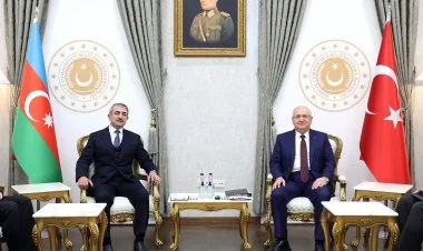Yaşar Gülər DSX rəisi Elçin Quliyevi qəbul edib FOTO