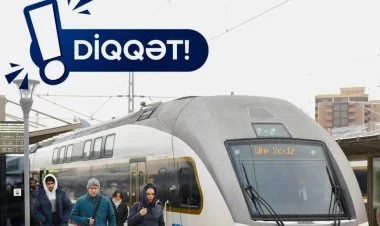 Güclü küləyə görə qatarların sürət həddi endirilib