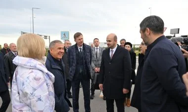 Rüstəm Minnixanov Ələt Azad İqtisadi Zonasında olub FOTO