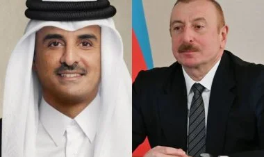 Prezident İlham Əliyev Qətər əmirini təbrik edib