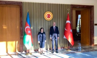Ankarada Azərbaycan və Türkiyə parlament sədrlərinin görüşü