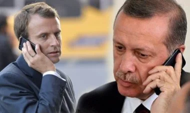 Ərdoğan və Makron arasında telefon danışığı olub