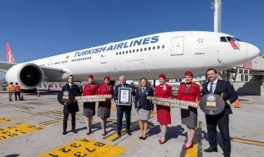 "Türk Hava Yolları" Ginnesin rekordlar kitabına düşdü