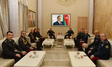 DSX rəisi Tükiyə Quru Qoşunları komandanını qəbul edib