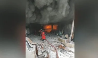 Zabratda yanacaqdoldurma məntəqəsinin ərazisində yanğın