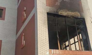 Cəlilabadda oteldə yanğın baş verib