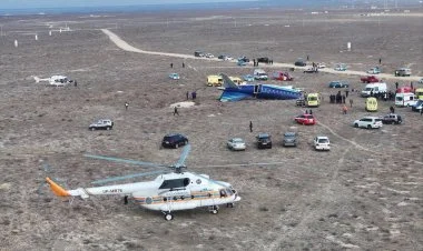 Bakıdan Qroznıya uçan təyyarə Qazaxıstanda qəzaya uğrayıb