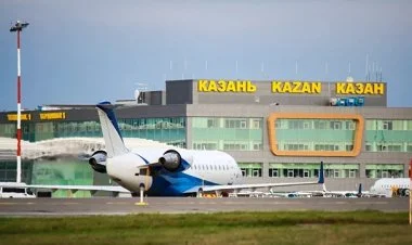 Kazan aeroportu uçuşları dayandırıb