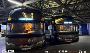 Bakıdan Naxçıvana müasir avtobuslar işləyəcək