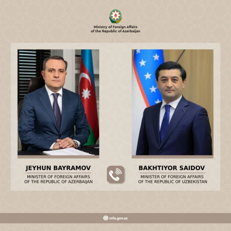 Özbəkistan XİN rəhbəri Ceyhun Bayramova zəng edib