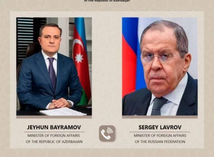 Sergey Lavrov Ceyhun Bayramova zəng edib