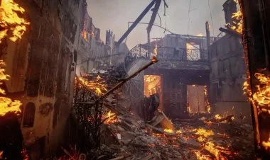 ABŞ-ın Kaliforniya ştatında dəhşətli meşə yanğınları FOTO
