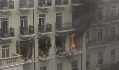 "Ağ şəhər" ərazisində mənzildə partlayış olub