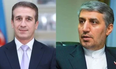 Səfirimiz Əli Əlizadə İran XİN-də Dəmirçilu ilə görüşüb