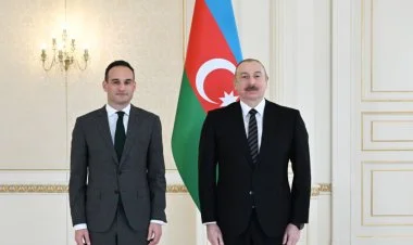 Əliyev Sloveniyanın yeni səfirinin etimadnaməsini qəbul edib
