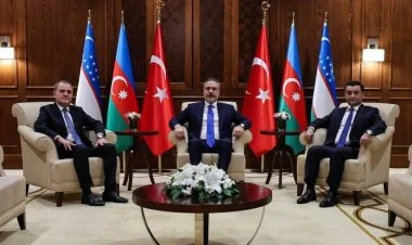 Azərbaycan, Türkiyə və Özbəkistan nazirləri bir araya gəldi