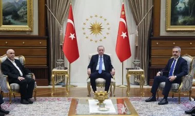 Türkiyə Prezidenti HƏMAS rəsmilərini qəbul etdi YENİLƏNİB